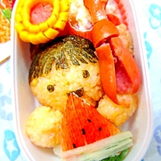 夏のもの大集合！子供の大好き夏弁当